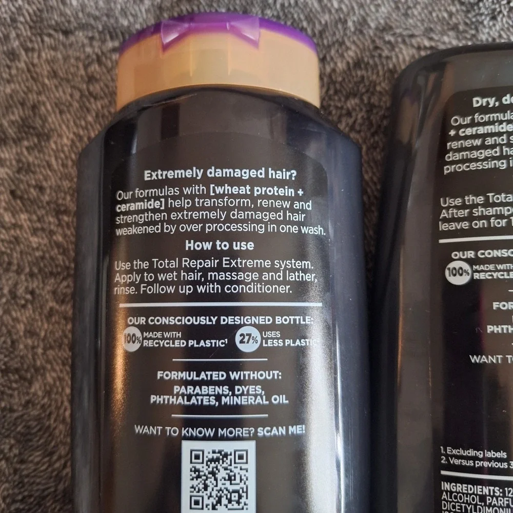 2 Pk‎ L'oreal Elvive Total Repair Extremely Damage Hair Shampoo & Conditioner
